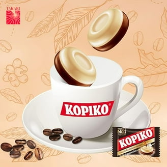 Kopiko Focus Coffee - Highly Concentrated Coffee Candy, 12-Pack, 4