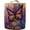 Purple, variant on Laundry Storage Basket Quilted Polyester Fabric Bin with Reinforced Handles and Large Capacity for Home Organization in Bedroom Bathroom, Sunflower 14x18 Inch
