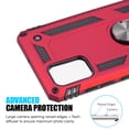 thumbnail image 4 of Xpm Case for Samsung Galaxy A52 5G /4G Military Grade Heavy Duty Armor Hybrid with Rotating Metal Ring Kickstand Finger Loop Stand Cover for Galaxy A52 - Red, 4 of 8