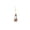 A004- Clear (D4 White Ghost), variant on Witches Broom Halloween Decoration 4 Inch Small Witch Broom Decor Pumpkin Charm Hanging Ornament for Home Party Tree Indoor Outdoor 1 Pack