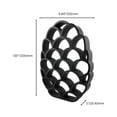 thumbnail image 3 of Dragon Scales Easter Egg Decor, Minimalist Line Art Sculpture Accent, 3 of 7