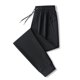 thumbnail image 2 of Pantalones de chándal holgados lisos para adultos: pantalones cómodos y casuales de corte ancho, poliéster, S-XXXXXXL, 2 of 3