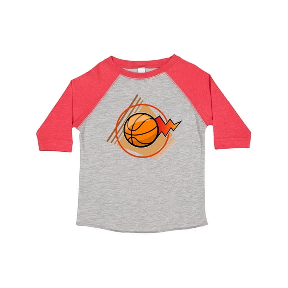 Inktastic Basketball with Stylized Net and Court Boys or Girls Toddler T-Shirt