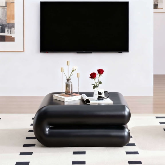 Coffee Tables New type FRP fiberglass reinforced plastic   environmentally friendly paint finish,black,Wooden Coffee Tables