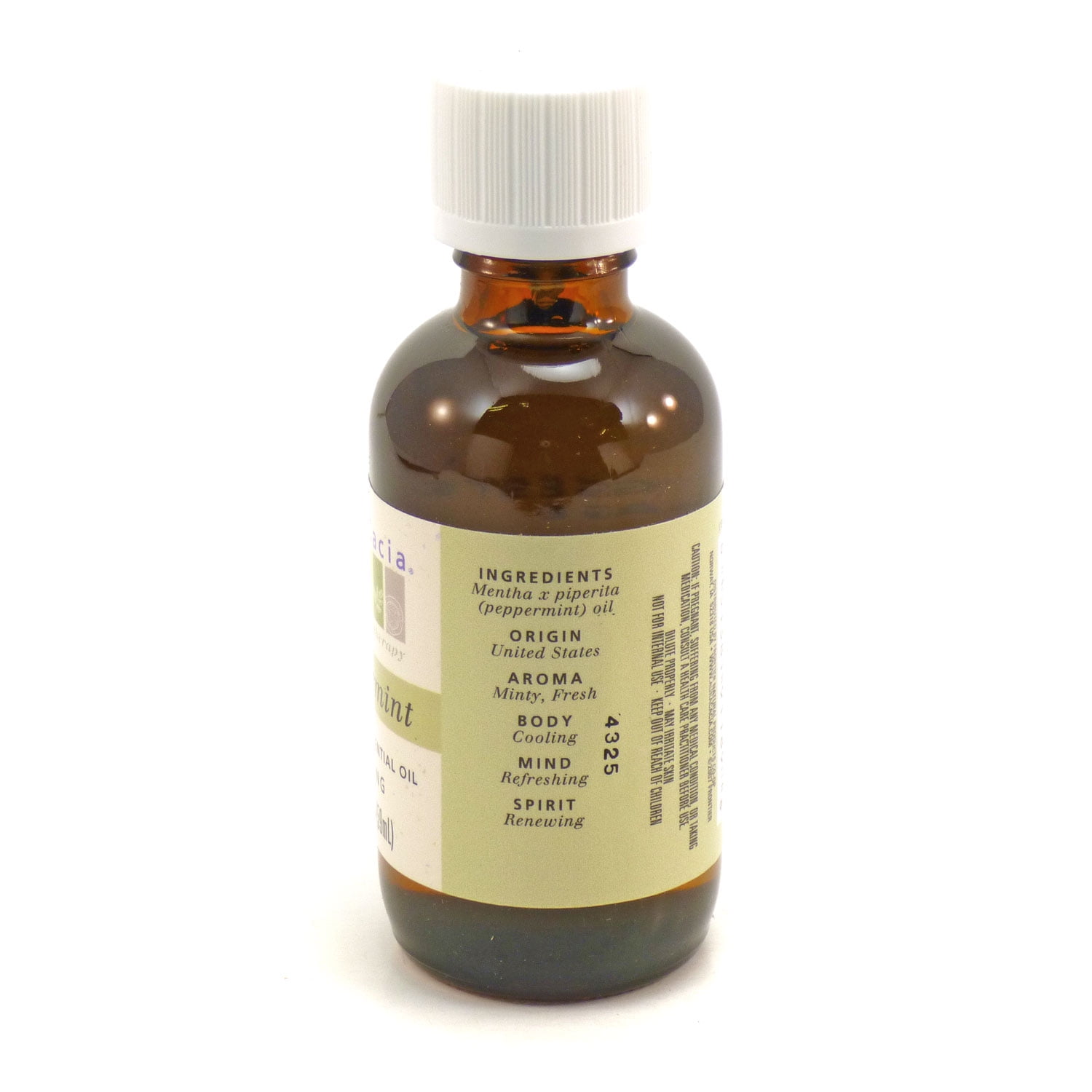 Aura Cacia Essential Oil, Peppermint, 2 Fl Oz