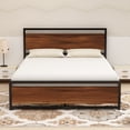 thumbnail image 2 of ULEW | Cama Queen Moderna con Marco Metálico y Estructura de MDF | Diseño Elegante y Duradero | Tamaño 2094x1575x968mm, 2 of 7