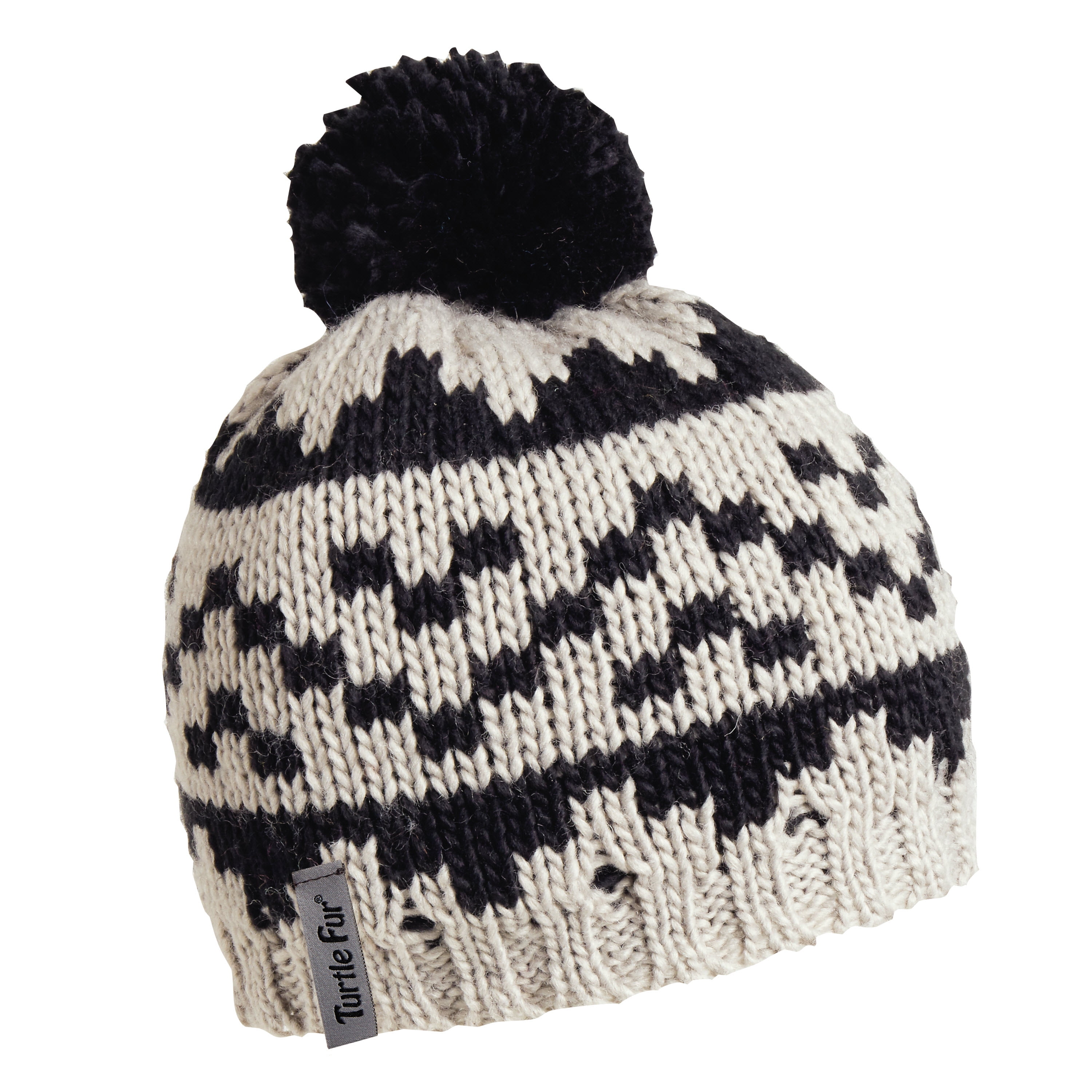 Turtle Fur Side Step Boy's Classic Pom Winter Hat by Turtle Fur