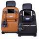 thumbnail image 3 of Riwesomey Auto asiento trasero organizador vehículo silla teléfono tableta beber botella titular almacenamiento bolsa de bolsillo Ventana automotriz color café ordinario, 3 of 8