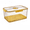 1 Pcs (Yellow), variant on Airtight Bread Box with Date Indicator Lid, Kitchen Counter Bread Storage Container, Portable Bread Boxes for Homemade Bread, Toast, Bagel, Donut, Cookies and Fruit