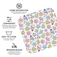 thumbnail image 3 of Honeii Pastel Christmas Cookies Print Leather Coaster Set of 4, Ideal for Safeguarding Your Furniture from Drinks Spills and Effortless Cleanup-Square, 3 of 6