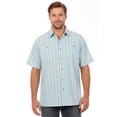 thumbnail image 3 of KingSize Men's Big & Tall Wrinkle-Resistant Short Sleeve Button Down, 3 of 6