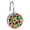 Multicolor 3, variant on 12pcs Decorative Shower Curtain Hooks, Rust Resistant Shower Rings for Bathroom Living Room,Rustproof Stainless Steel Rings for Shower Curtain and Liner Rods,Sunset Flowers Butterflies