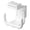 White, variant on Wall Mount Tissue Holder for Cabinet, U-Shape Opening Paper Towel Rack, Space-Saving Napkin Organizer for Kitchen Bathroom Toilet, Fits 0.63" Shelf, White 15x15cm, By Harlik