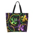 thumbnail image 1 of Disketp Mardi Gras6 Bolsa Tote Estampada para Mujer, Bolso de Hombro y de Mano para Compras y Viajes, 1 of 8