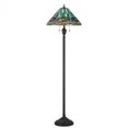 thumbnail image 1 of Quoizel Lampadaire Roi en Bronze Vintage, 1 of 2
