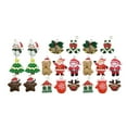 thumbnail image 3 of 22x colgantes de Navidad surtidos de dijes de Navidad decoración colgante suministros para manualidades para collares llavero vacaciones, 3 of 9