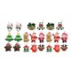 thumbnail image 3 of 22 Uds colgantes de Navidad colgante proyectos decorativos de resina muñeco de nieve surtido de dijes de Navidad para pulseras bolsos hogar, 3 of 9