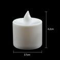 thumbnail image 3 of stanreset 1to36pcs Flameless LED Flickering Tea Light Wedding Candles Battery Operated lot No.01, 3 of 6