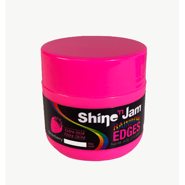 Ampro Shine n Jam Conditioning Gel Rainbow Edge Gel [STRAWBERRY] 4 Oz * BEAUTY TALK LA *