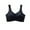 Black, variant on Bigersell Front Closure Sports Bras for Women Summer Padded Bras for Women Full-Coverage Push-Up Bra Style R2951 V-Neck Seamless Bras Pull-On Bra Closure Women Size Comtable Bras Orange M