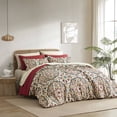 thumbnail image 5 of Regency Heights Full Size Comforter Set, 9-Piece Bed in a Bag Full, Red Bedding Comforter Set with Comforter, Flat Sheets, Fitted Sheets with Side Pockets, 5 of 7