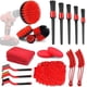 thumbnail image 1 of Kit de herramientas de limpieza de automóviles de 18 piezas con juego de cepillos para detalles de automóviles, taladro para detalles automáticos oso de fresa Hogar, 1 of 3