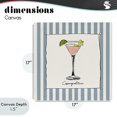 thumbnail image 4 of Stupell Industries Modern Cosmopolitan Summer Stripes Canvas Art, 17 x 17, by Susan Jill, 4 of 8