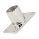 thumbnail image 3 of Boat Handrail Fitting Rectangular Base Silver Rugged Rustproof Boat Deck Handrail Rectangular Base for Boat Marine Yacht 90°25MM/1in, 3 of 4