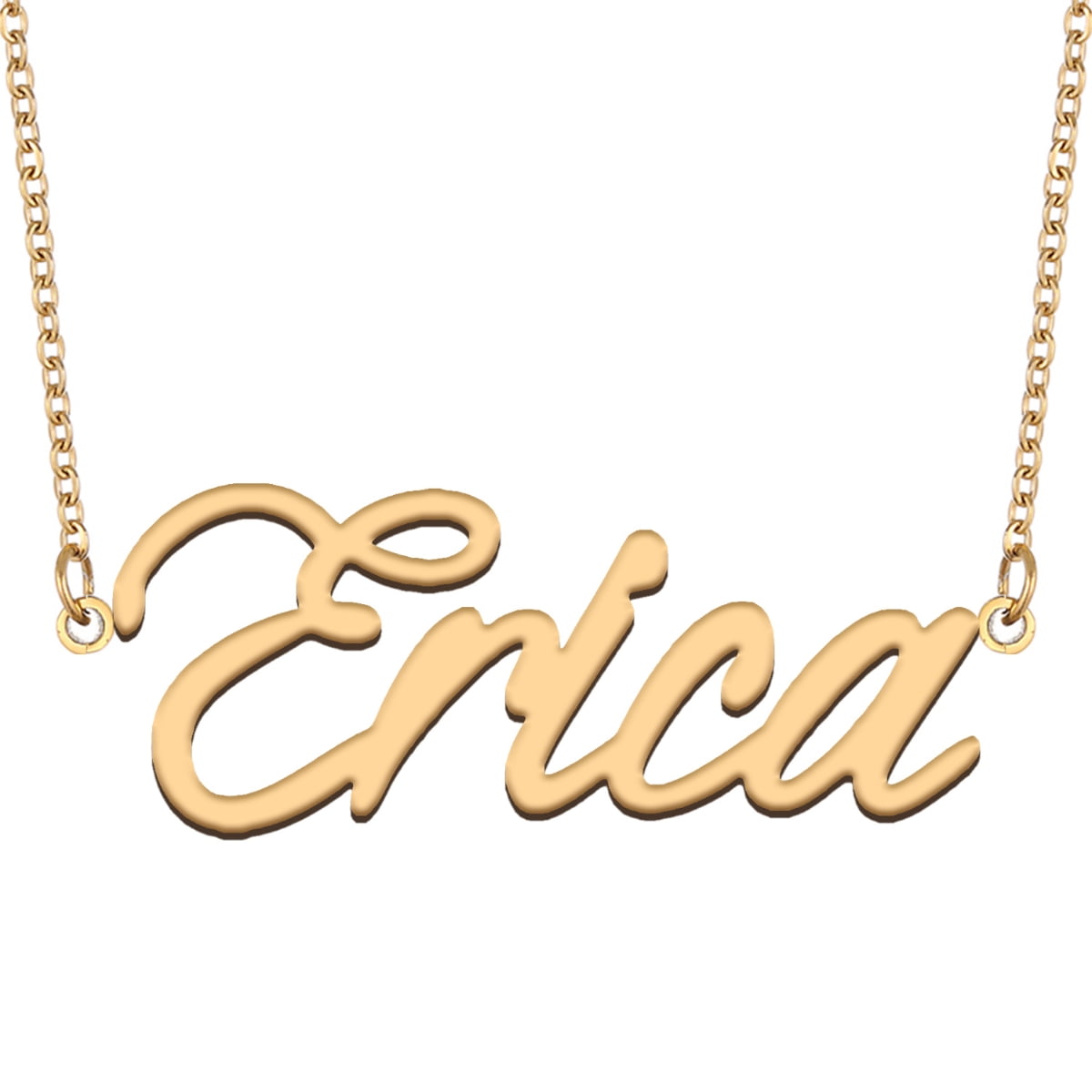 14K Gold Filled Personalized Mini Dog Tag Necklace - Laurane Elisabeth