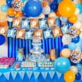 thumbnail image 5 of Cartoon Dog 3-Tier Cardboard Cupcake Stand for Cupcakes Dessert Tower Dog House Birthday Party Supplies for Blue Dog Theme Baby Shower Birthday Party Decorations, 5 of 7