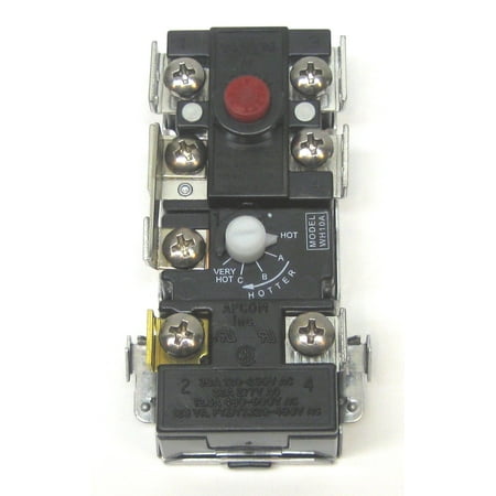 Electric Line Voltage Thermostat - WH10A Apcon Electric Water Heater Thermostat for Upper Element Thermodisc WH6-4