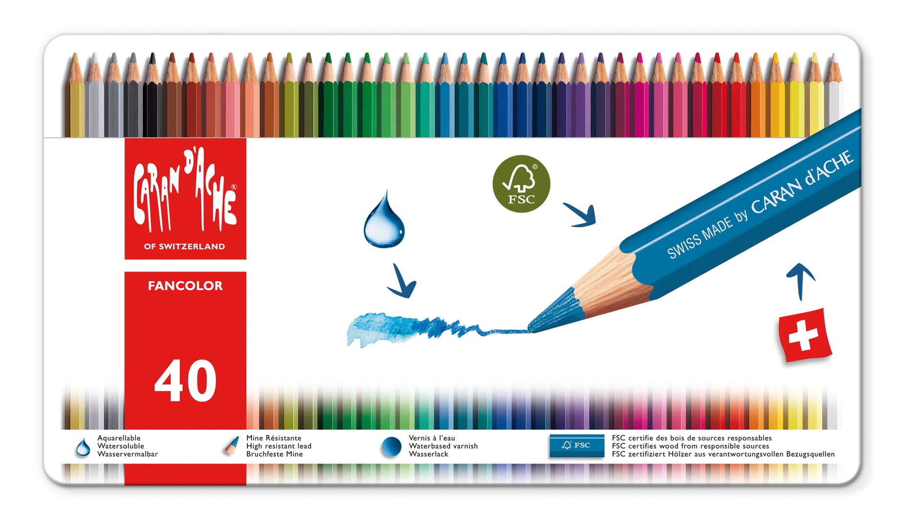 Caran D Ache Colored Pencils Review