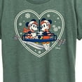 thumbnail image 3 of Disney Standard - Ski Lift Heart - Women's Short Sleeve Graphic T-Shirt, 3 of 6