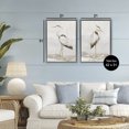 thumbnail image 3 of Stupell Industries Serene Heron Birds 2 Piece Gray Framed Floater Canvas Set design by Hannah Dawson, 31 x 21, 3 of 9