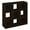 Espresso, variant on GusaPl Cubeicals 6 Cube Storage Shelf Organizer Bookshelf Stackable, Vertical or Horizontal, Easy Assembly, Wood, Chocolate Finish