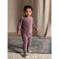 thumbnail image 3 of Modern Moments by Gerber Baby Boy or Girl Gender Neutral Long Sleeve Velour Top & Pant, 2-Piece Outfit Set, Sizes 0/3-24 Months, 3 of 10
