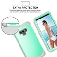 thumbnail image 5 of JTCASES for Samsung Galaxy Note 9 Case, Drop Resistant Corners, Wireless Charging, Heavy Duty Shockproof Hybrid Hard PC Bumper, Camera Protection, Skin-feel Anti-scratch Tough Cover, Green, 5 of 9