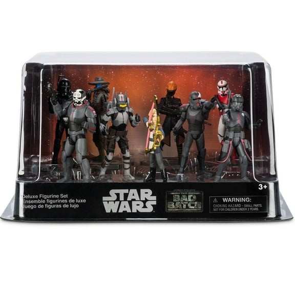 Star Wars The Bad Batch 9-Piece PVC Figure Deluxe Play Set