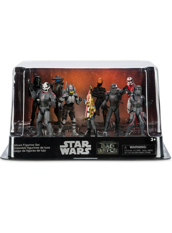 Star Wars The Bad Batch 9-Piece PVC Figure Deluxe Play Set