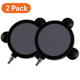 thumbnail image 7 of SLOCME 4 inch Aquarium Air Stone 2 pack – Round Oxygen Diffuser Disc with Suction Cups, Produces Fine Bubbles for Fish Tank, Hydroponics & Aquatic Plants, 7 of 7