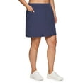 thumbnail image 4 of RBX Active Women's Plus Size Zipper Pocket Woven Skort With Inner Bike Short, 4 of 5