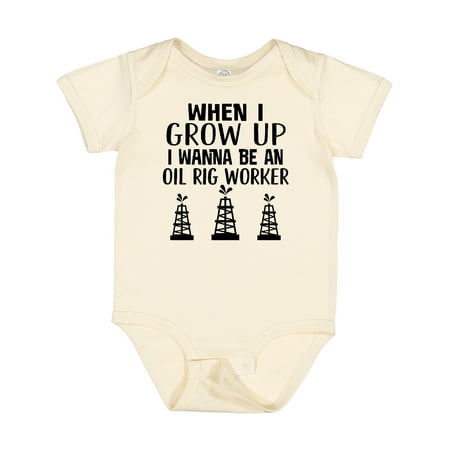 

Inktastic Future Oil Rig Worker Gift Baby Boy or Baby Girl Bodysuit