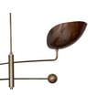 thumbnail image 6 of 2 Light Curved Handmade Pendant Mid Century Modern Raw Brass Sputnik chandelier light Fixture, 6 of 10
