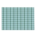 thumbnail image 1 of Turquoise Cutting Board, Abstract Checkered Squares Pattern Ornamental Geometric Tartan, Decorative Tempered Glass Cutting and Serving Board, Large Size, Sea Green Pale Blue, by Ambesonne, 1 of 1