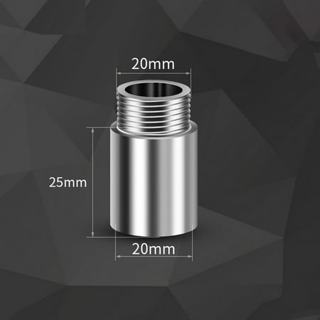 

Leke 10-60mm Shower Head Extension Pipe Stainless Steel Bathroom Shower Extensio