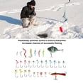 thumbnail image 4 of Ice Fishing Jigs, Polished Ice Fishing Hook Set Bright Color Anti Rust  For Fishing Enthusiasts, 4 of 8