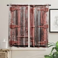 thumbnail image 4 of Wooden Door Paint Retro Curtains Home Decor Living Room Kitchen Balcony Room Window Curtain Bedroom Patio Decoration, 4 of 7