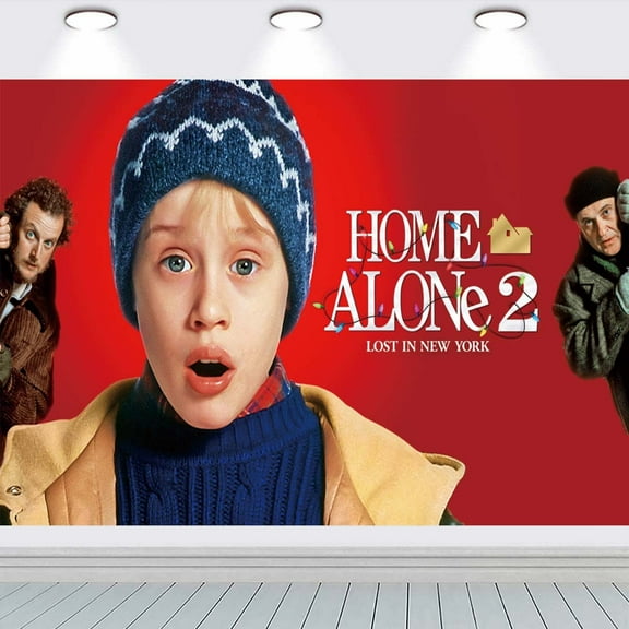 Home Alone Halloween Christmas Poster Backdrop Banner Party Supplies Birthday Decorations Background for Photography Taspestry