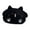 Black, variant on Xuanheng Cat Pencil Case Pouch Pocket Office Student Supplies Tote Bag School Pen Bag Red Black