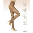 thumbnail image 6 of MeMoi Support Mate 60 Denier Energizing Support Pantyhose - Womens - Female, Large, Bronzo, 6 of 12